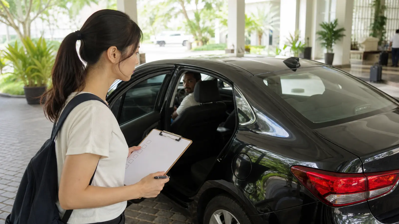 予約記録と実車が一致するか比較します。