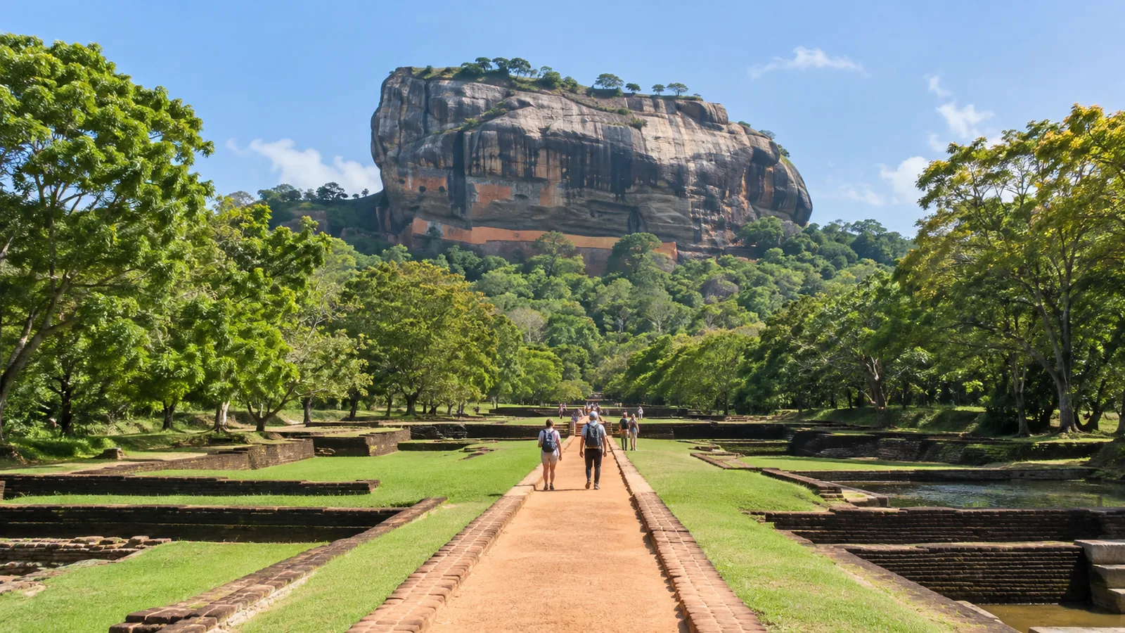 スリランカの世界遺産や町を訪ねる旅の生成イメージ